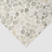 Neutrale aquarel verfstijl Pebble Patterned Tissuepapier (Detail)
