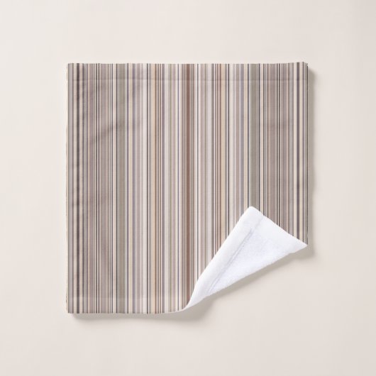 Neutrale armstrepen bad handdoek (Wasdoekje)