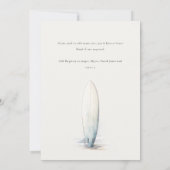 Neutrale Baby aan boord van het Surfboard Baby sho Kaart (Achterkant)