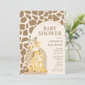 Neutrale Baby Baby shower Kaart (Staand voorkant)