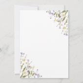 Neutrale Baby in bloei baby shower Uitnodiging (Achterkant)