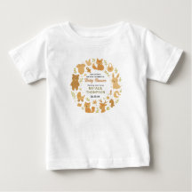 Neutrale baby jongen shower | Cute Safari Dier