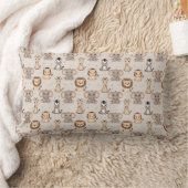 Neutrale baby safari patroon kussen (Deken)