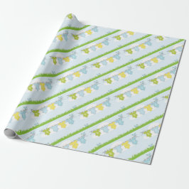 NEUTRALE BABY SHOWER PARTY ARTIKELEN CADEAUPAPIER