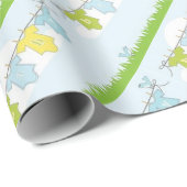 NEUTRALE BABY SHOWER PARTY ARTIKELEN CADEAUPAPIER (Rol Hoek)