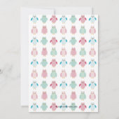 Neutrale Baby Shower-uitvindingen bij zoete eigena Kaart (Achterkant)