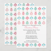 Neutrale Baby Shower-uitvindingen bij zoete eigena Kaart (Voorkant / Achterkant)