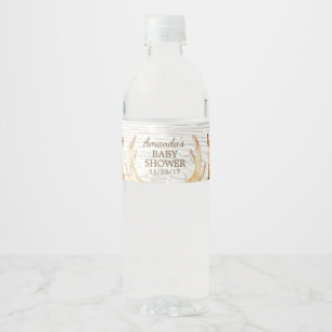 Neutrale Baby shower waterflaconetiket Waterfles Etiket