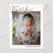 Neutrale babysfotokaart briefkaart (Voorkant)