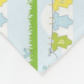 NEUTRALE BABYSHOWER FEestart ARTIKELEN Fleece Deken (Hoek)