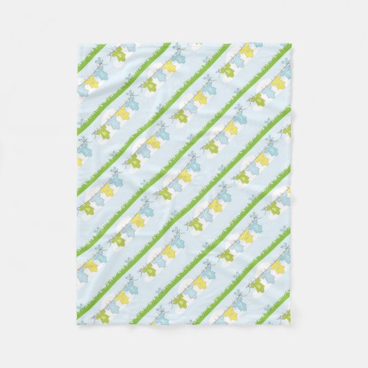 NEUTRALE BABYSHOWER FEestart ARTIKELEN Fleece Deken (Voorkant)