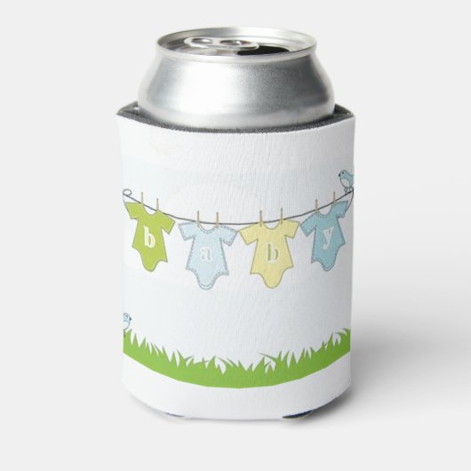 NEUTRALE BABYSHOWER FEestartikelen CADOS Blikjeskoeler (Blikje Achterkant)