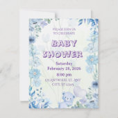 Neutrale babyshower uitnodiging (Voorkant)