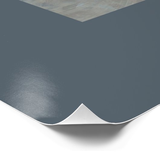 Neutrale basis Abstracte expressionist Collage met Poster (Hoek)