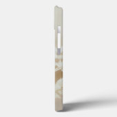 Neutrale Beige Bloemige Aesthetische iPhone 13 Hoe Case-Mate iPhone Case (Achterkant / Links)