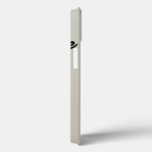 Neutrale Beige Bloemige Aesthetische iPhone 13 Hoe Case-Mate iPhone Case (Achterkant / Rechts)