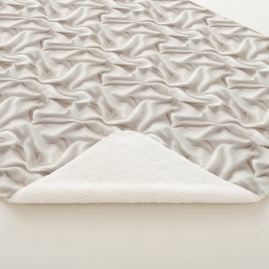 Neutrale Beige, Crème & Ivoorkleurige Sherpa-deken Sherpa Deken (3/4)