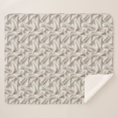 Neutrale Beige, Crème & Ivoorkleurige Sherpa-deken Sherpa Deken (Voorkant (horizontaal))