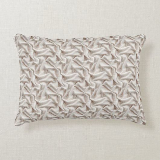 Neutrale beige, crèmekleurige en ivoorkleurige acc accent kussen (Voorkant)