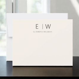 Neutrale Beige Elegant Modern Minimalist Dank u