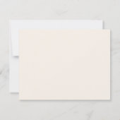 Neutrale Beige Elegant Modern Minimalist Dank u (Achterkant)