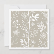 Neutrale Beige Enchanted Garden Reverie Bloemkaart