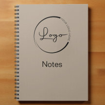 Neutrale Beige Minimalistische Logo Professioneel