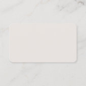 Neutrale Beige QR-code Visitekaartje (Achterkant)