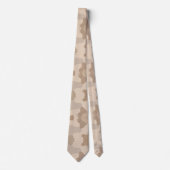 Neutrale Beige Tinten Stropdas (Voorkant)