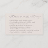 Neutrale Biege Tan QR Code Elegante moderne nazorg Visitekaartje (Voorkant)