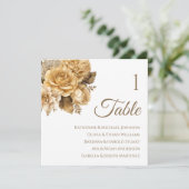 Neutrale Bloem Boeket-Zitkaart Kaart (Staand voorkant)