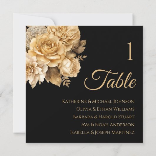 Neutrale Bloem Boeket-Zitkaart Kaart (Voorkant)