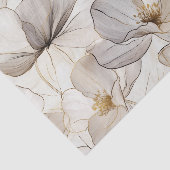 Neutrale bloemlijnen ontkoppeld weefselpapier tissuepapier (Detail)