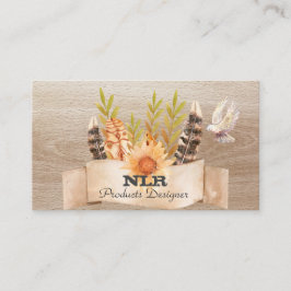 Neutrale Bohaan-kleuren Visitekaartje