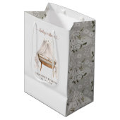 Neutrale Boho Baby Shower Cadeautas (Voorkant Gekanteld)