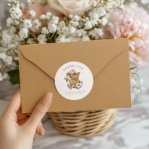 Neutrale Boho Babykamer Baby Shower Bedankt