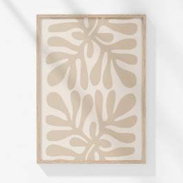 Neutrale Boho Botanische Abstracte Muur Kunst Prin Poster