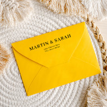 Neutrale Boho Botanische Trouw A7 Envelop
