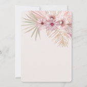 Neutrale Boho Botanische Trouwkaart om de Datum Va Save The Date (Achterkant)