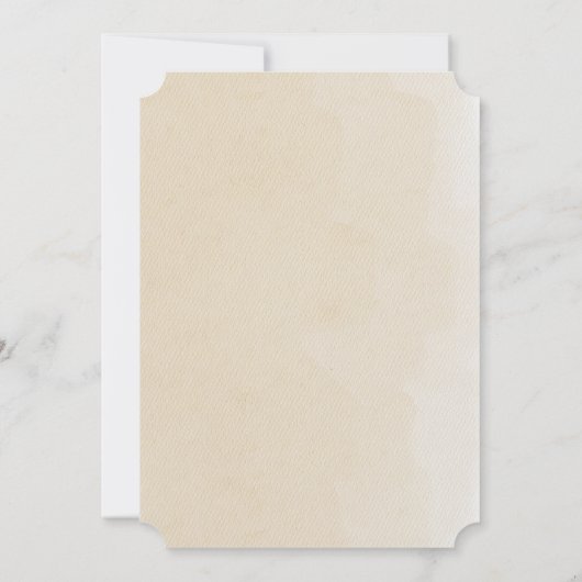 Neutrale Boho Giraffe Baby shower Uitnodiging (Achterkant)