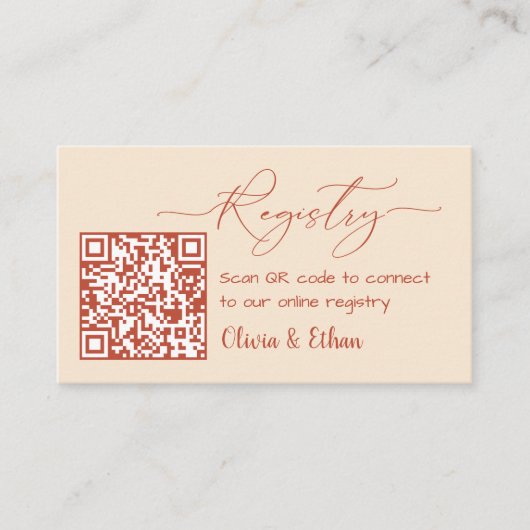 Neutrale Boho QR-code Huwelijksregister Bijlage (Voorkant)