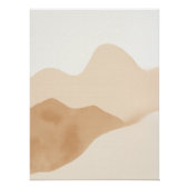 Neutrale Boho-waterverfposter | Digitale download Perfect Poster (Voorkant)