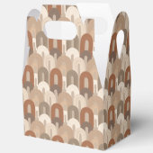 Neutrale Boog Abstract Patroon Bedankdoosjes (Open)