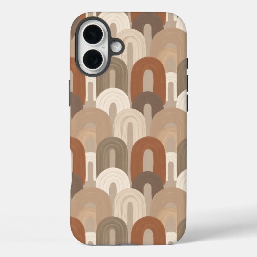 Neutrale Boog Abstract Patroon Case-Mate iPhone Case (Achterkant)