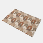 Neutrale Boog Abstract Patroon Deurmat (Schuin)
