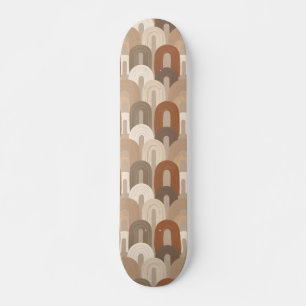 Neutrale Boog Abstract Patroon Persoonlijk Skateboard