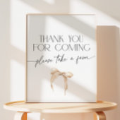 Neutrale boog Bedankt voor het komen Pedestal Sign Reclamebord Met Voetstuk