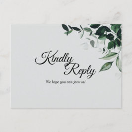 Neutrale botanische Briefkaart voor een botanische