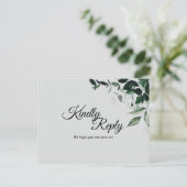 Neutrale botanische Briefkaart voor een botanische (Staand voorkant)