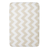 Neutrale Chevrons Badmat (Voorkant Verticaal)